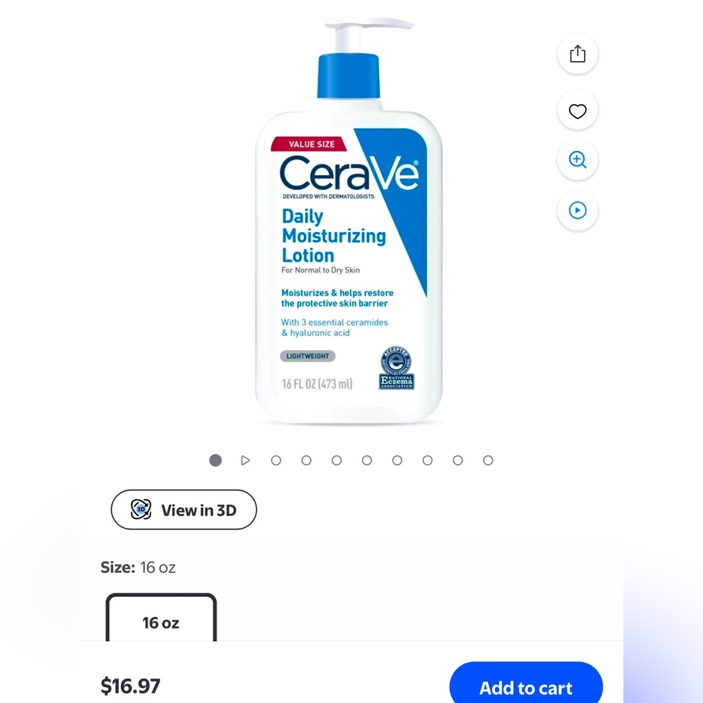 CeraVe Daily Moisturizer (3 Pack)